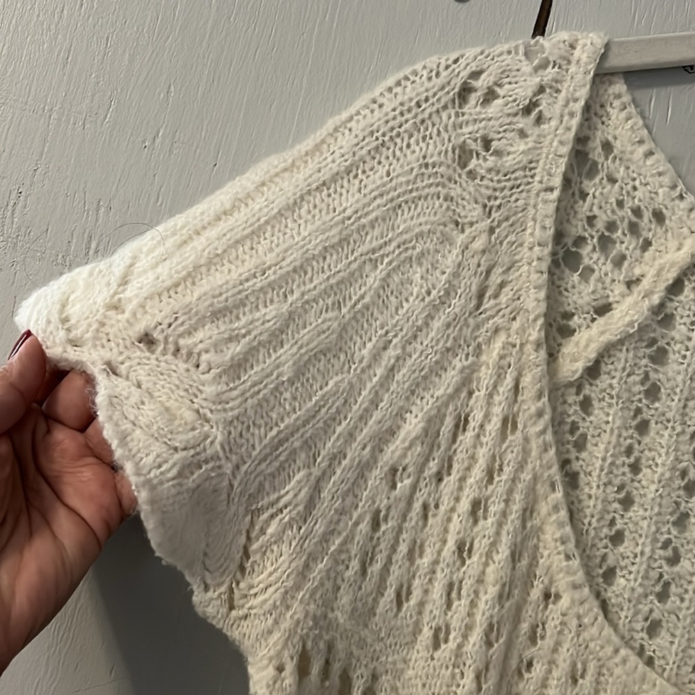 Free People Knitted  Dress Cover up Size L - Picture 4 of 10